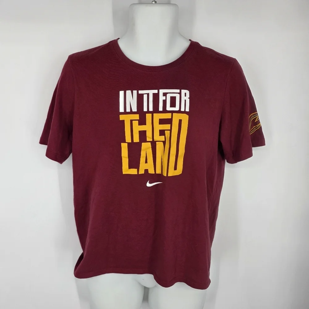 Nike Dri Fit NBA Cleveland Cavaliers Shirt Men XL Shirt Sleeve